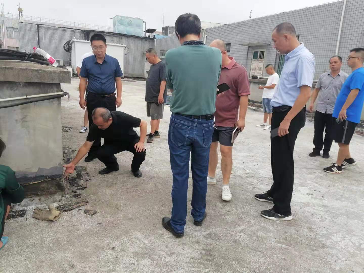 淳和楼屋面改造工地